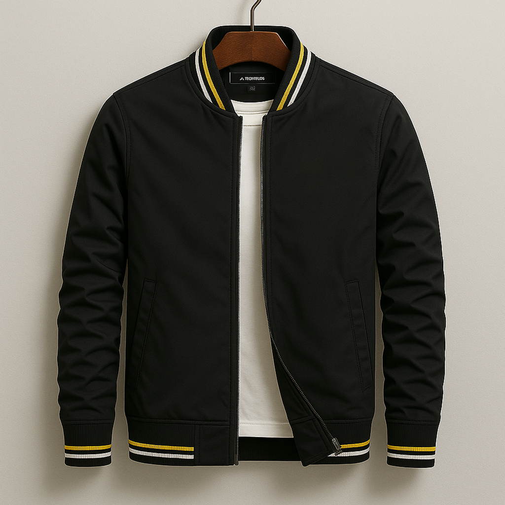 Chez Monsieur | Veste Bomber Rayée Elegant