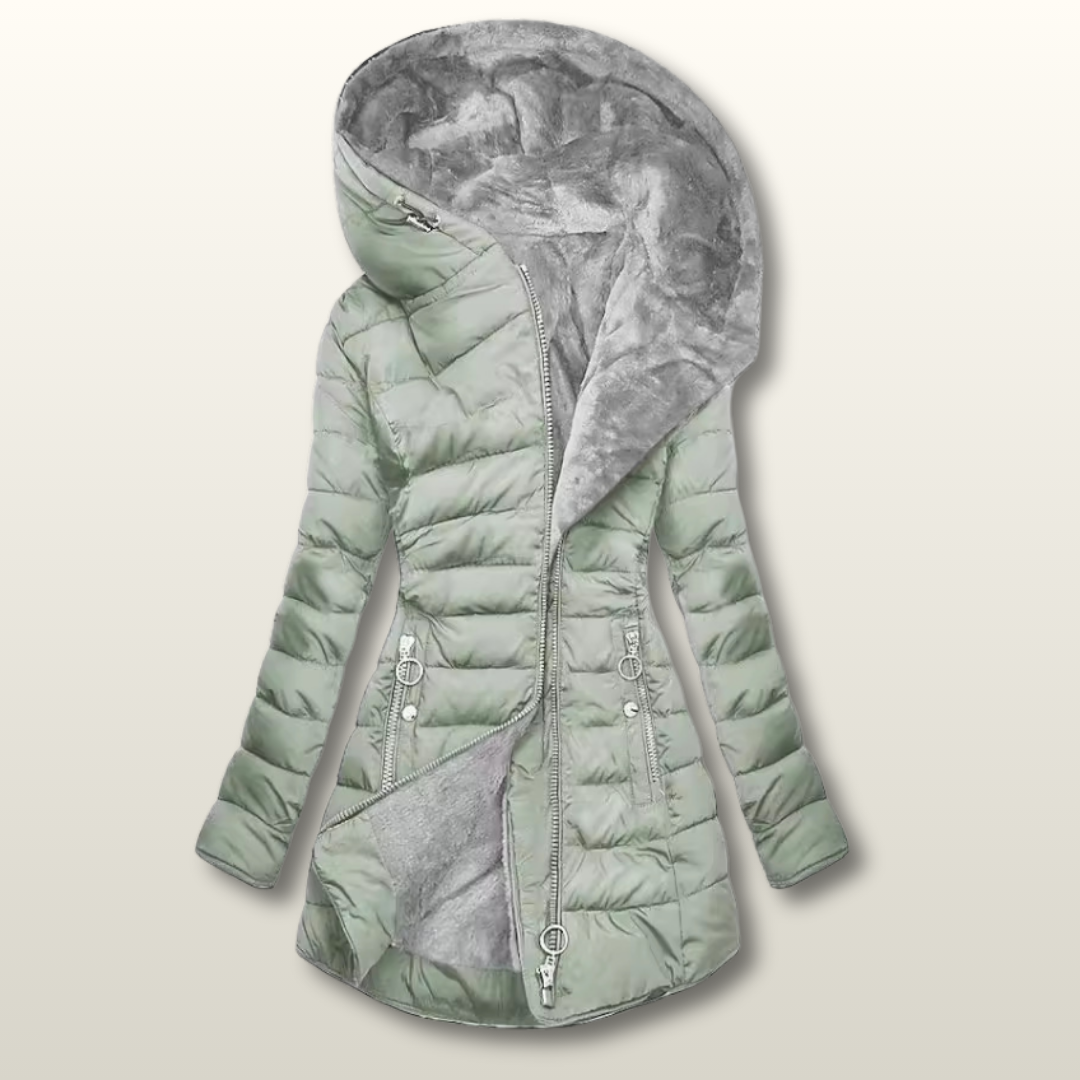 Fiorella™ | Manteau d'Hiver avec Doublure și Fourrure Chaude