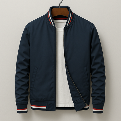 Chez Monsieur | Veste Bomber Rayée Elegant