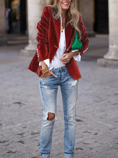 MELISSA | VESTĂ ȘI VELOURS ELÉGANTE