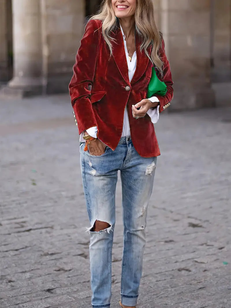 MELISSA | VESTĂ ȘI VELOURS ELÉGANTE