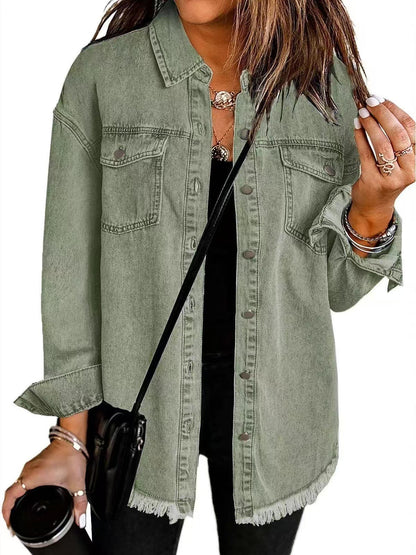 Liliac | Vestă și Denim Elegant