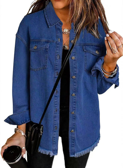 Liliac | Vestă și Denim Elegant