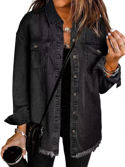 Liliac | Vestă și Denim Elegant