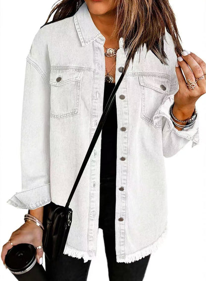 Liliac | Vestă și Denim Elegant