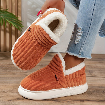 Chaussons en peluche CozyStep