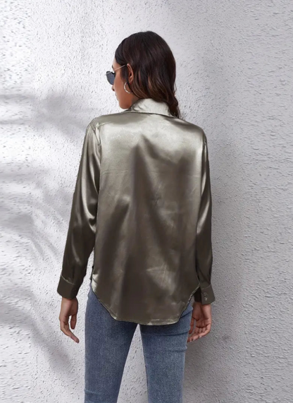 klassiekedamesblousedonkergrijsrug