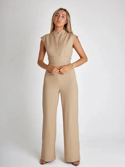 luxejumpsuitbeige