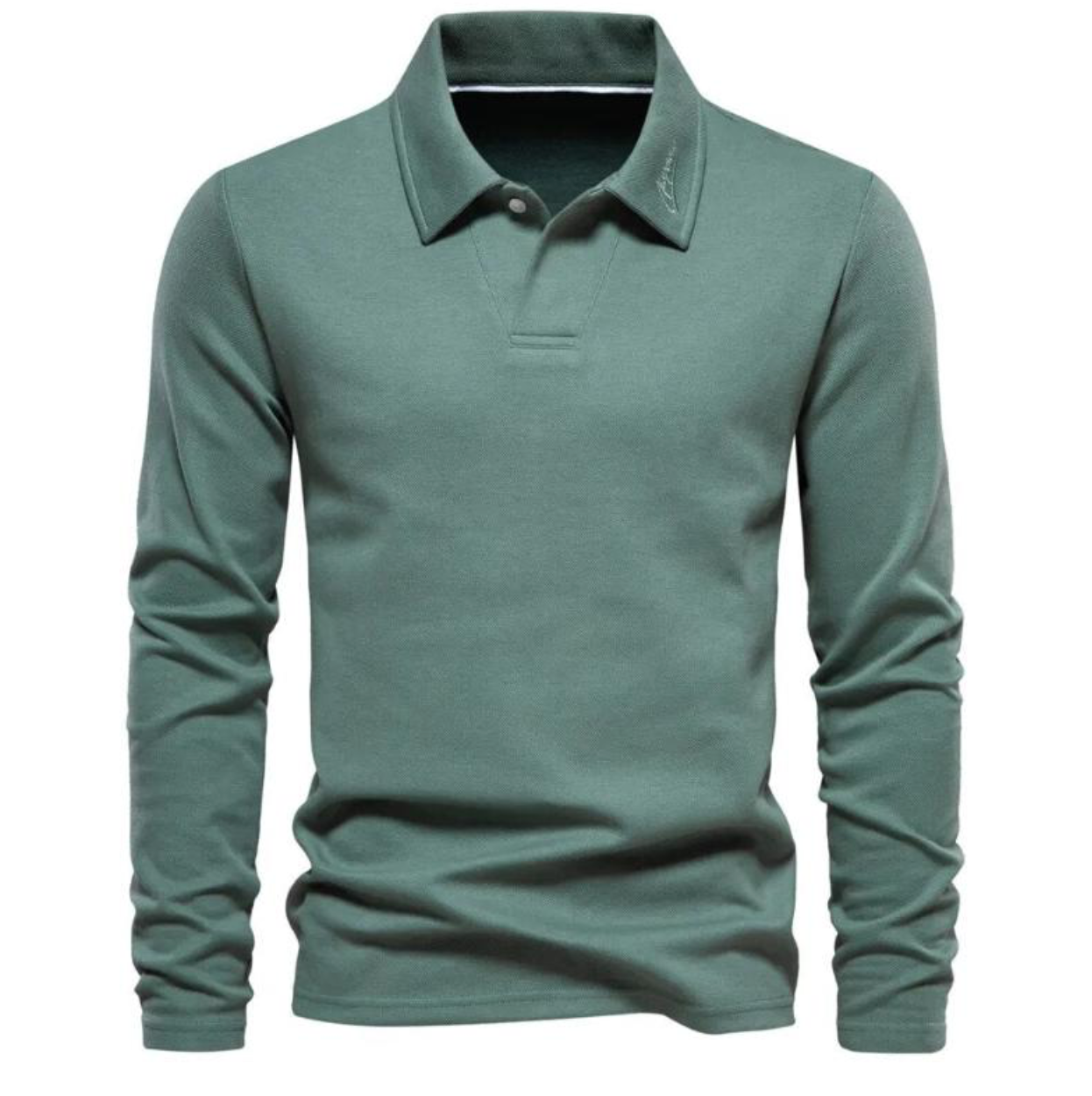 poloshirtlangemouwengroen